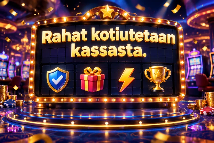 Rahat kotiutetaan kassasta